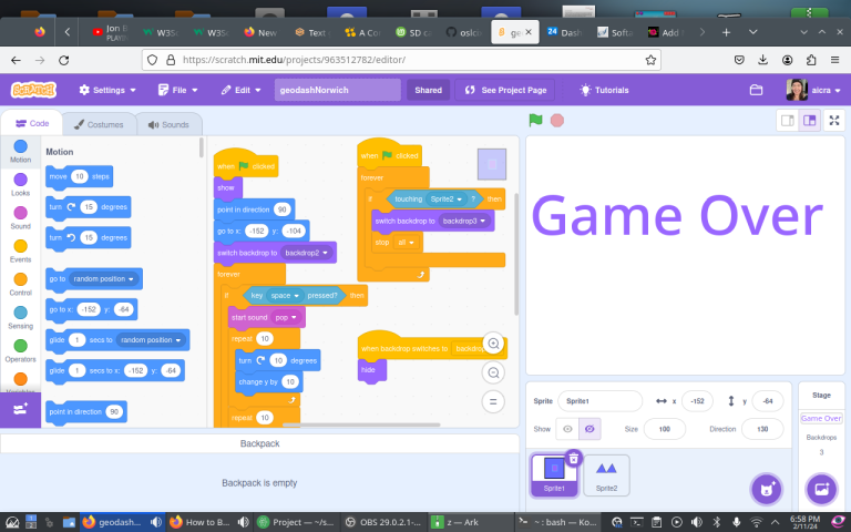 Teaching Development to kids
